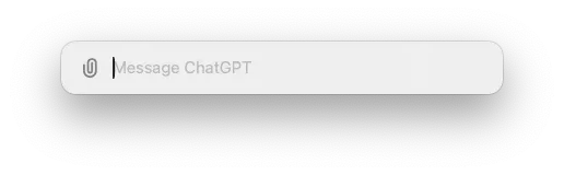 ChatGPT macOS prompt integration.