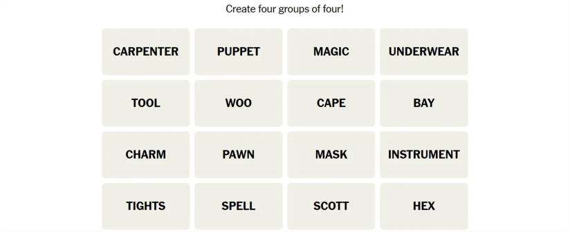 May 20th unsorted words.