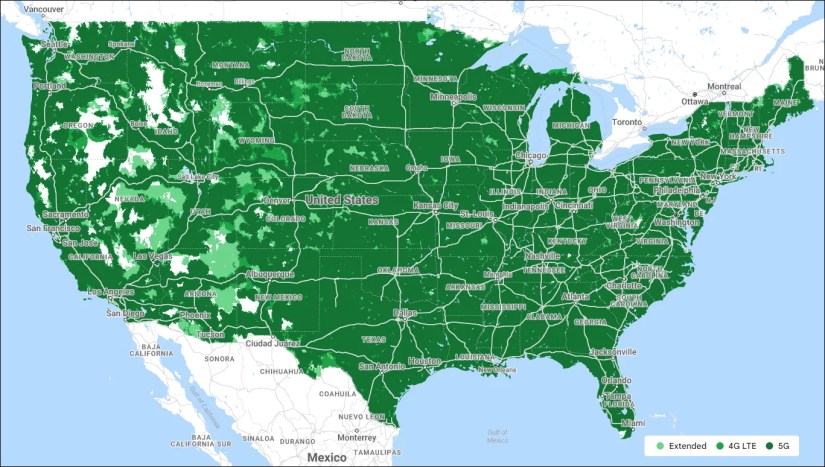 google fi coverage map.