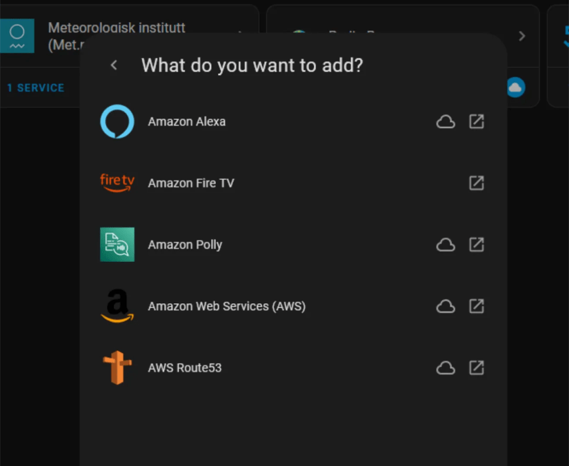 Home Assistant Alexa integration.