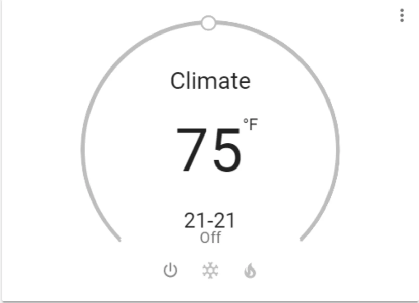 Home assistant climate control.