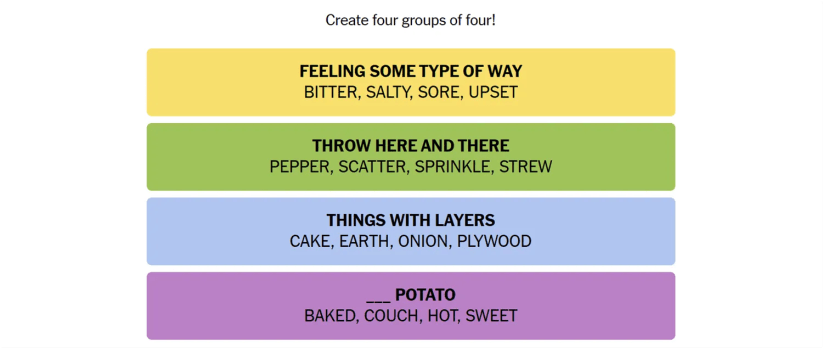 June 9th&rsquo;s groups and words.