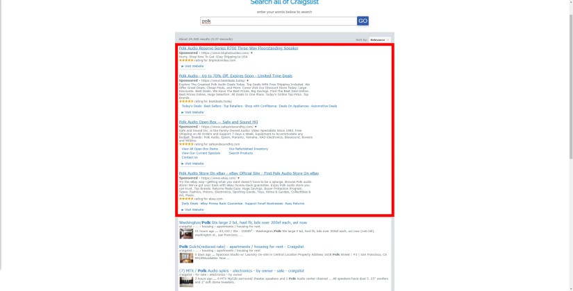 The s on SearchCraigsList