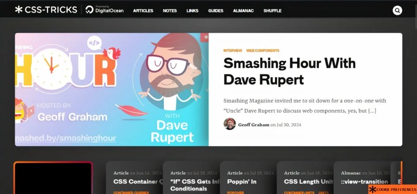 Css-Tricks landing page