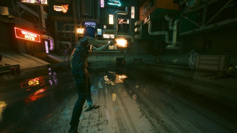 Cyberpunk Action Shot
