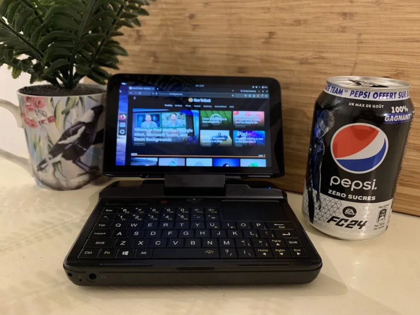 The GPD Micro-PC. It’s quite small.