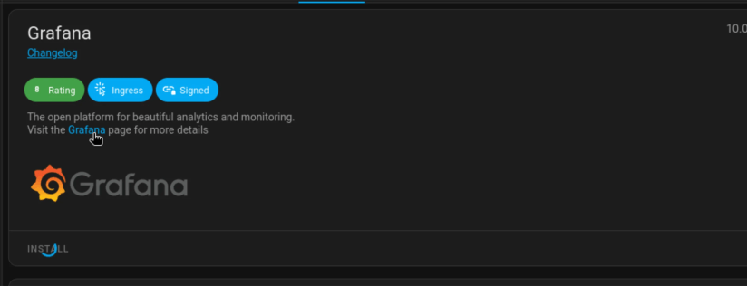 Grafana add-on for Home Assistant.