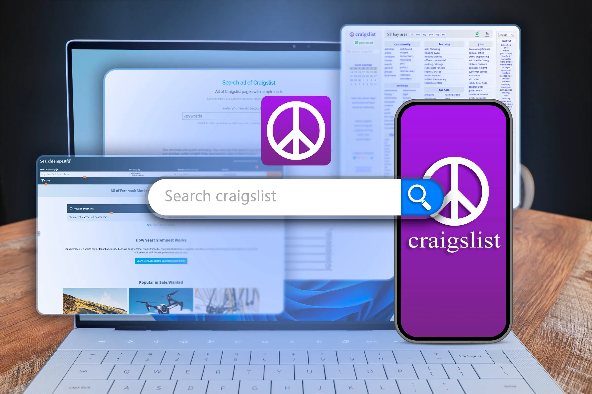 Como pesquisar todo o Craigslist