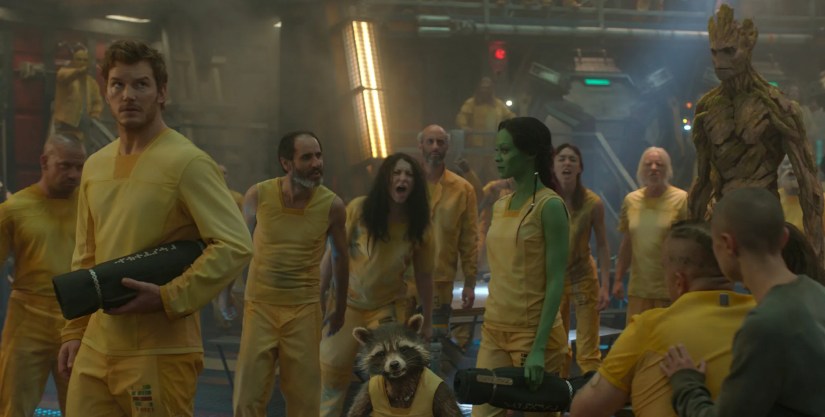 Prison scene from Guardians of the Galaxy
