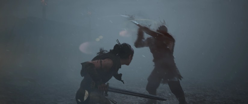 Hellblade II screenshot captured with a mouse button macro.
