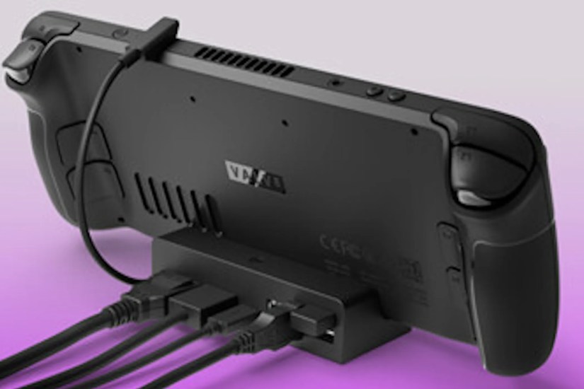 Valve&rsquo;s official Steam Deck dock.