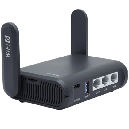 GL.iNet GL-AXT1800 (Slate AX) Pocket-Sized Wi-Fi 6 Gigabit Travel Router