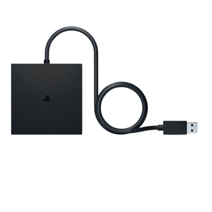 PS VR2 PC adapter on a transparant background.