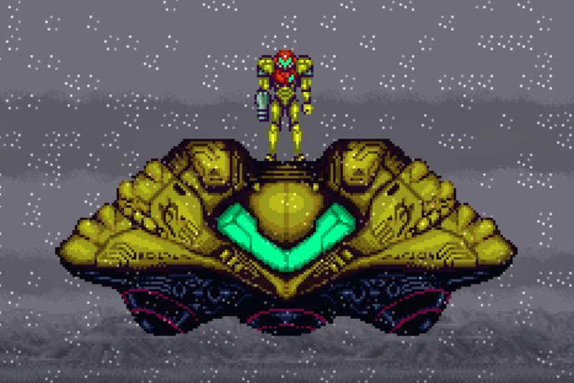 Super Metroid on the SNES.