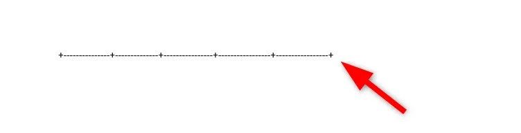 Generating table in Word using the &lsquo;+&rsquo; and &lsquo;-&rsquo; symbol.