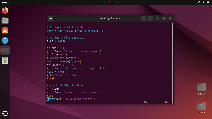 Indenting all lines in a file on Vim.