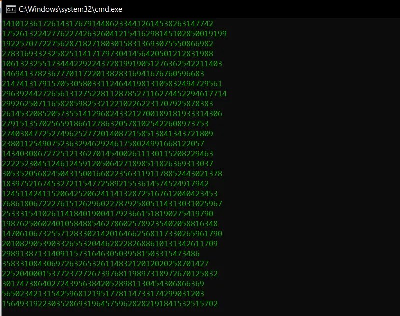 Notepad Matrix Code Effect.