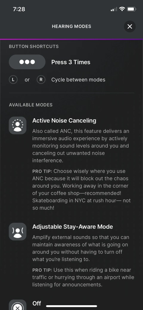 An explanation of ANC in the Skullcandy app