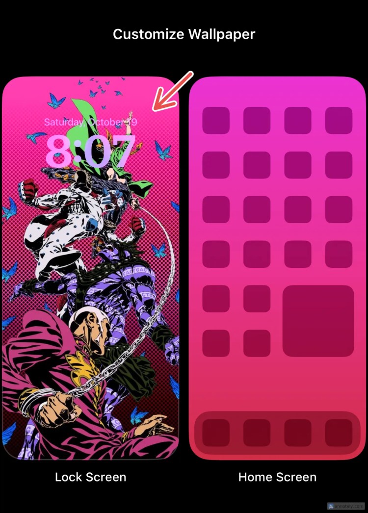 Customizing iPhone&rsquo;s lock screen.