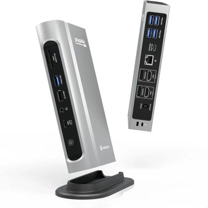 Plugable TBT4-UDZ  Plugable 16-in-1 thunderbolt 4 dock with 100W charging.