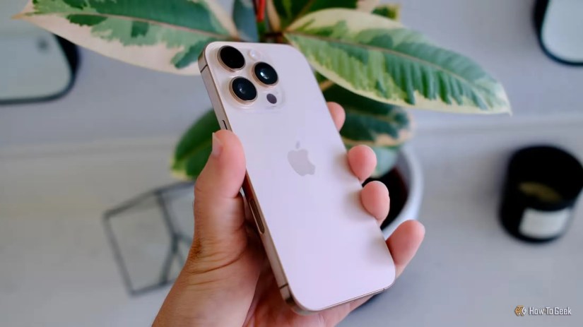iPhone 16 Pro rear panel design.