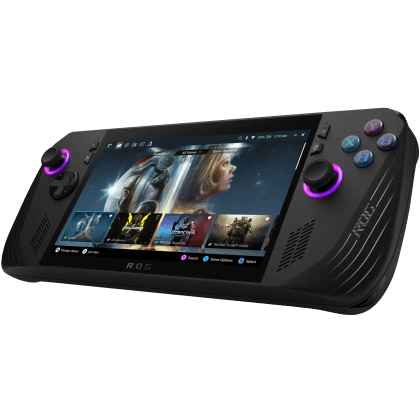rog ally x handheld pc console with black finish
