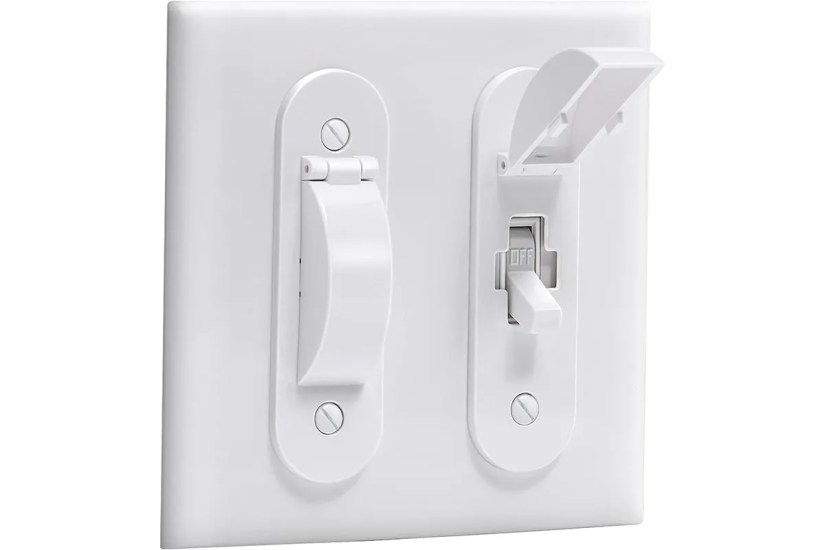 Childproof light switch covers can protect against unwanted users of all ages.