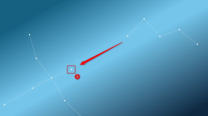 An illustration of the path from Cassiopeia to Cygnus, with Deneb highlighted.