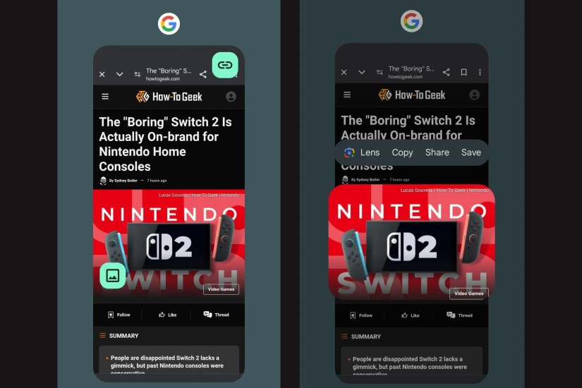 An image of Android&rsquo;s Overview Screen