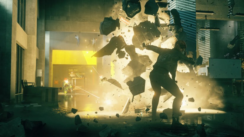 A promotional screenshot from the game &ldquo;Control.&quot;