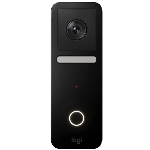 logitech circle view doorbell, front view