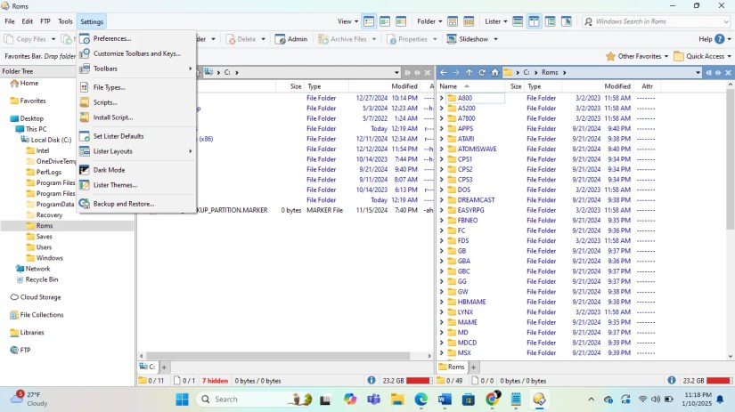 Directory Opus file management system.
