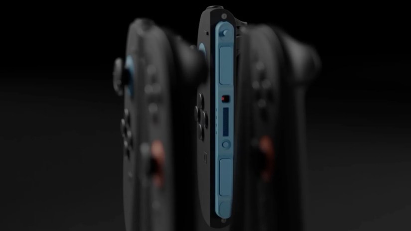 Genki-made mockup of an optical sensor in a Switch 2 Joy-Con.