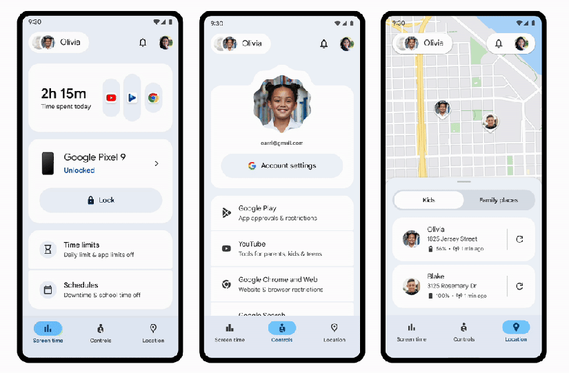 Family Link app update.