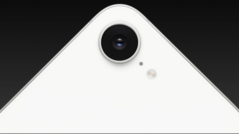 Apple iPhone 16e Rear Camera Closeup.
