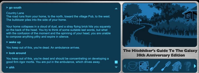 Gampelay from The Hitchiker&rsquo;s Guide to the Galaxy.
