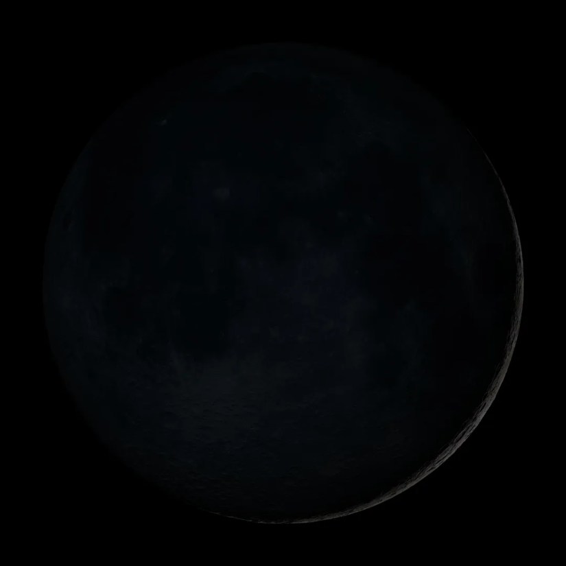 The traditional new moon