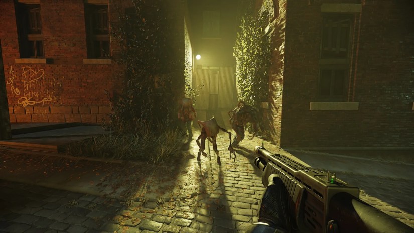 Half-Life screenshot with RTX effects.