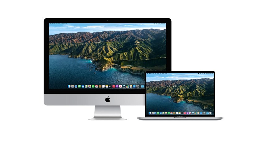 macOS Big Sur running on an iMac and MacBook.