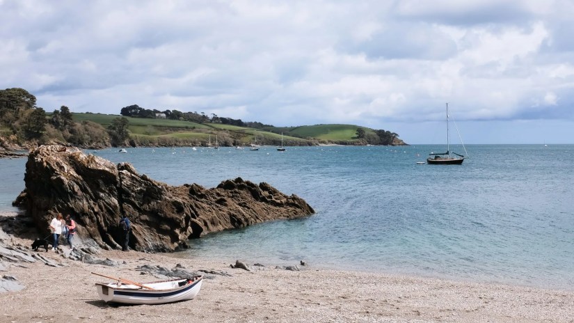 Photo of a beach scene.