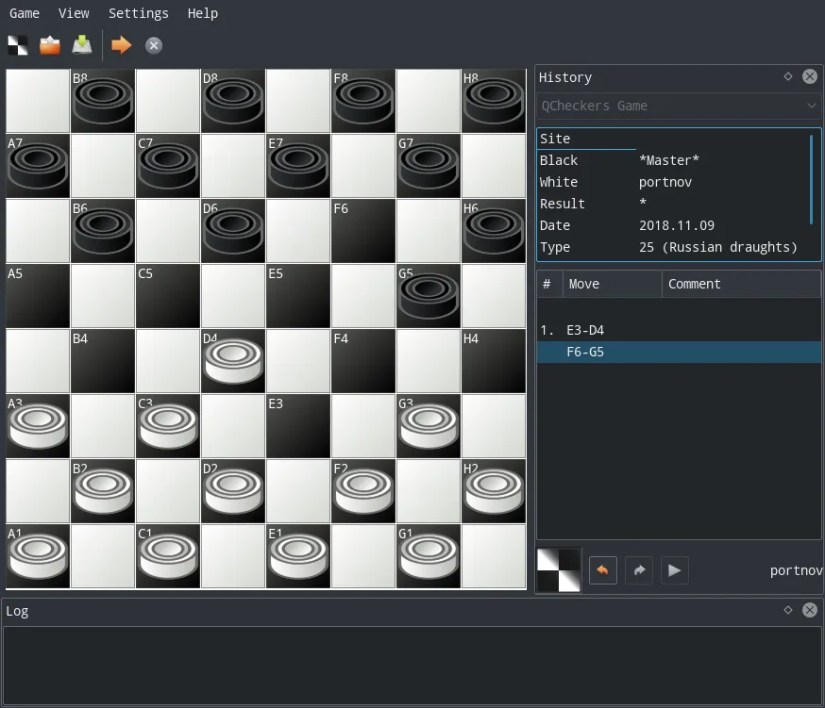 QCheckers official screenshot.