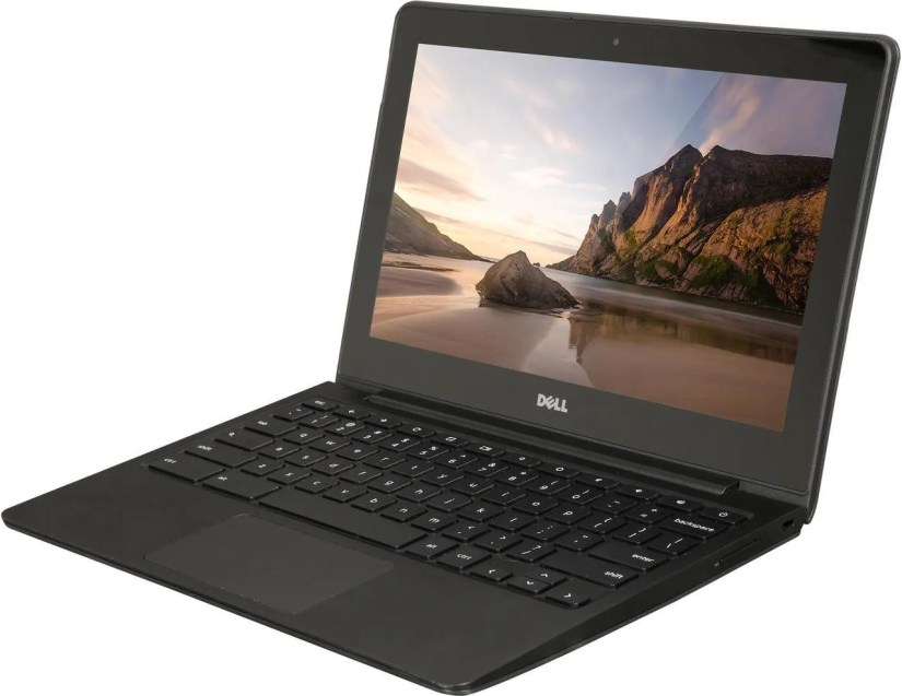 Dell Chromebook laptop.