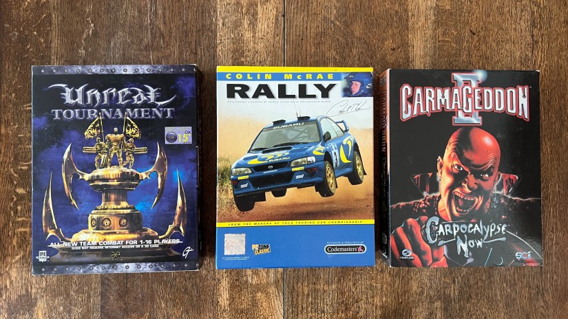 Big box PC classic games.