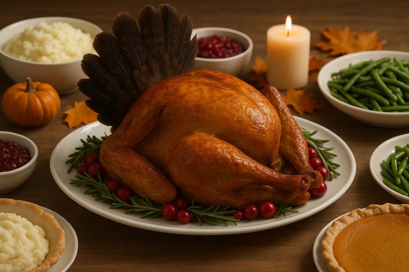 An AI-generated picture of a turkey.
