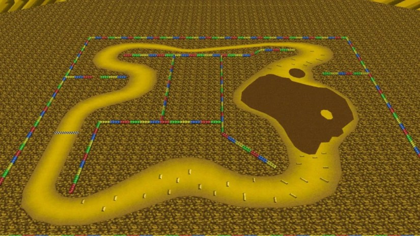 Choco Island 2 from the Mario Kart series.