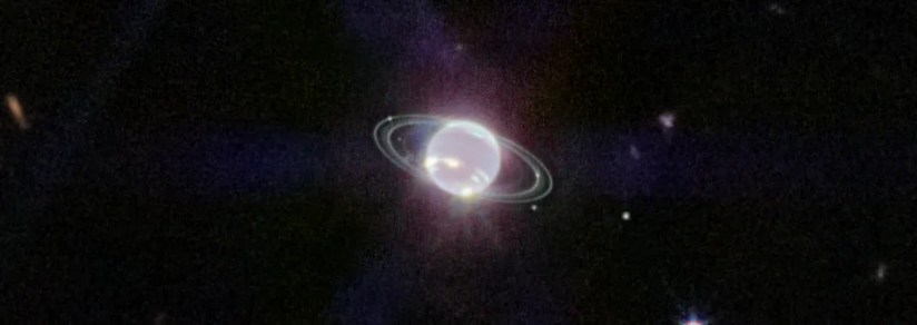 Neptune&rsquo;s Rings in near-infrared.