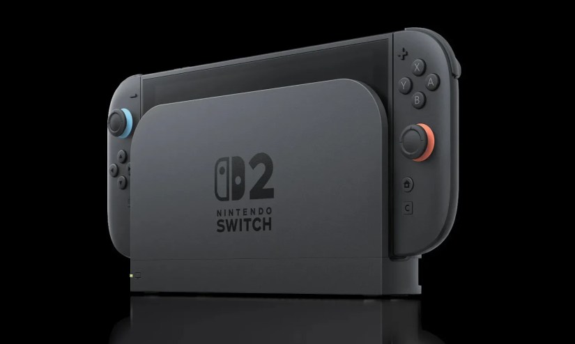 Nintendo Switch 2 in the dock.
