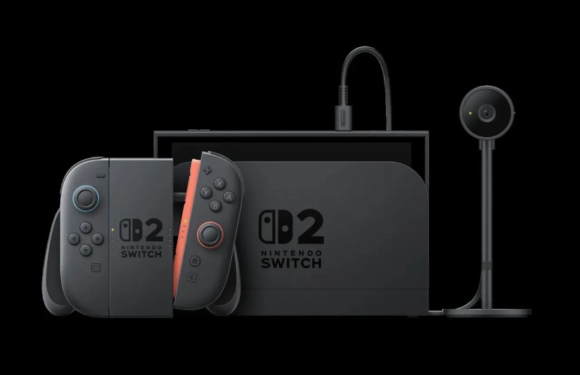 Nintendo Switch 2 with camera.