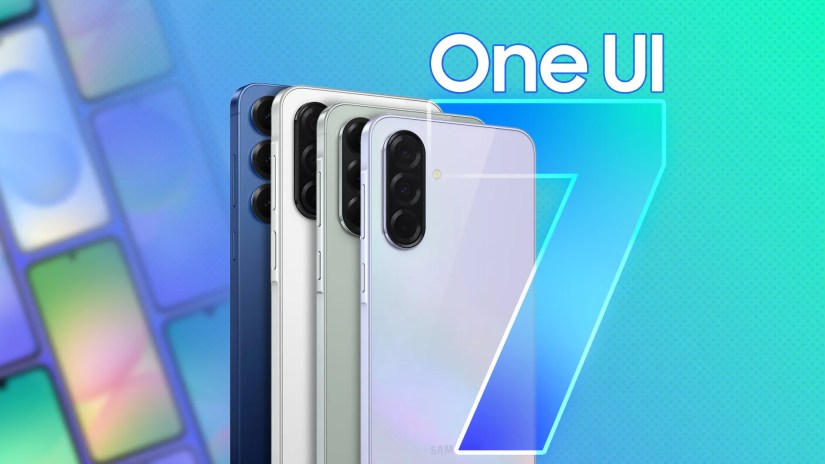 Some Samsung phones with &lsquo;One UI 7&rsquo; written beside them