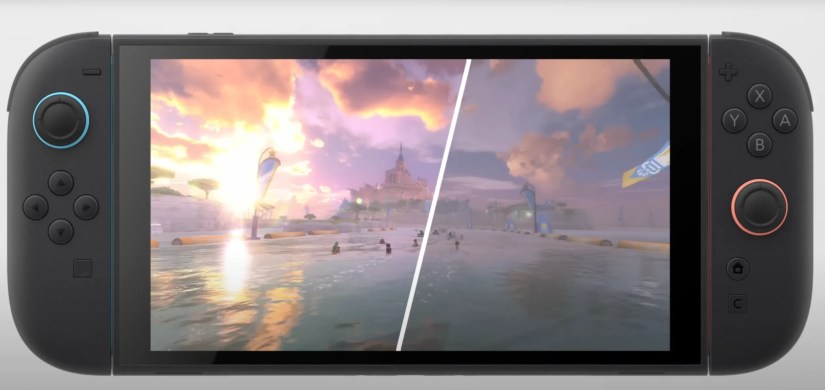 Switch 2 vividness comparison.
